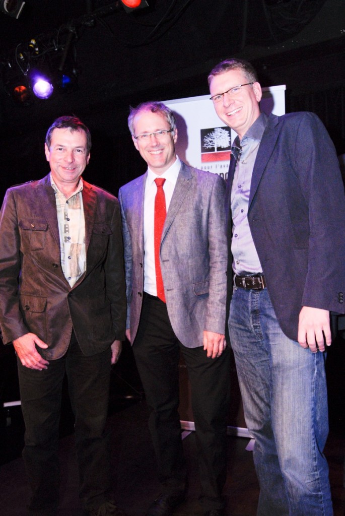 Maurice Arsenault, Robert Gagné et Craig Holzschuh © Benjamin Gaillard